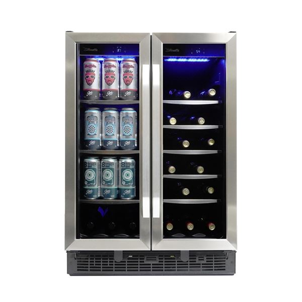 New Open Box - Silhouette by Danby French Door Beverage Center - RV: $1399 CAD ( Model SBC051D1BSS)