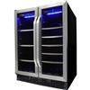 Image 2 : New Open Box - Silhouette by Danby French Door Beverage Center - RV: $1399 CAD ( Model SBC051D1BSS)