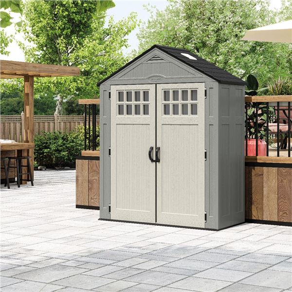 BNIB - Suncast Everett 6ft. x 3ft. Storage Shed - RV: $1195 CAD