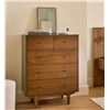 Image 1 : New Open Box - Article Cooper 5-Drawer Walnut Chest - RV: $1199 CAD (ART4769)