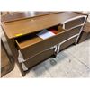 Image 2 : New - Article Torme 6-Drawer Double Dresser - Smoked Oak - RV: $1699 CAD (Dent on the right side)