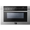 Image 1 : New Open Box - Forno 24" Built-in Microwave Drawer - RV: $1199 CAD (Model FMWDR3000-24)