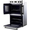 Image 2 : New - Forno Gallico 30" Electric French Door Wall Oven - RV: $5999 CAD - Dents on the door handle