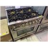 Image 5 : Forno Capriasca 36" Freestanding Dual Fuel Range - RV: $2299 CAD - 1 control knob and some burner ca