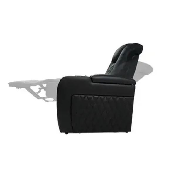 New Open Box - Valencia Tuscany Black - 1-Pcs Left (TUSCANY-ROW2-L-BLK)