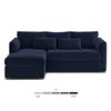 Image 2 : New - Article Marina 90" Velvet Reversible Sleeper Storage Sectional - RV: $2599 CAD - Hale Ink (ART