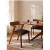 Image 2 : New - Hoft Home Zola Dining Chair - Black & Walnut - RV: $279 CAD (WM2141-DC)