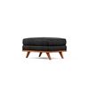 Image 1 : Artisan Leather Ottoman Black