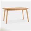 Image 2 : New Werner Extendable Dining Table Natural Oak - RV: $1235 CAD (WM2031-DT)