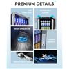 Image 2 : EUHOMY Beverage Refrigerator and Cooler, 128 Can Mini fridge with Glass Door RV: $339.98