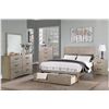 Image 1 : New - Poundex Eastern King Bed Frame (F9577EK-H.F and F9577EK-D - Assembly required, comes in 4 bo