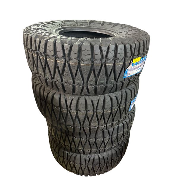 Set of 4 New Tri-Ace Punisher M/T Tires - RV: $2000 CAD, 37X13.50R17LT, 8PR, 124Q, Load Range D