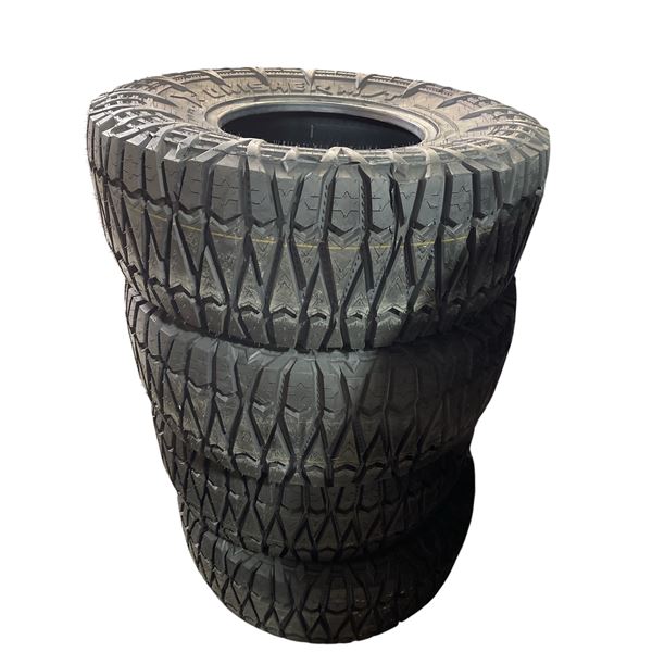 Set of 4 New Tri-Ace Punisher M/T Tires - RV: $2000 CAD, 37X12.50R17LT, 8PR, 124Q, Load Range D