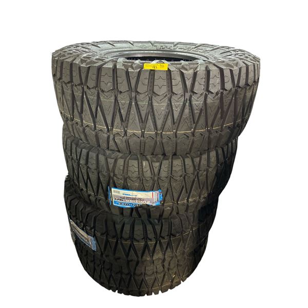 Set of 4 New Tri-Ace Punisher M+S Tires - RV: $2000 CAD, 37X13.50R17LT, 124Q, 8PR, Load Range D