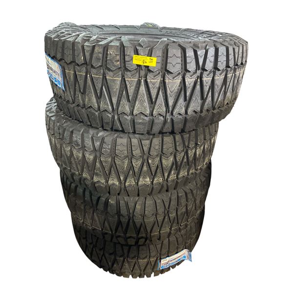 Set of 4 New Tri-Ace Punisher M+S Tires - RV: $2000 CAD, 37X13.50R17LT, 124Q, 8PR, Load Range D
