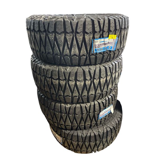 Set of 4 New Tri-Ace Punisher M+S Tires - RV: $2000 CAD, 37X13.50R17LT, 124Q, 8PR, Load Range D
