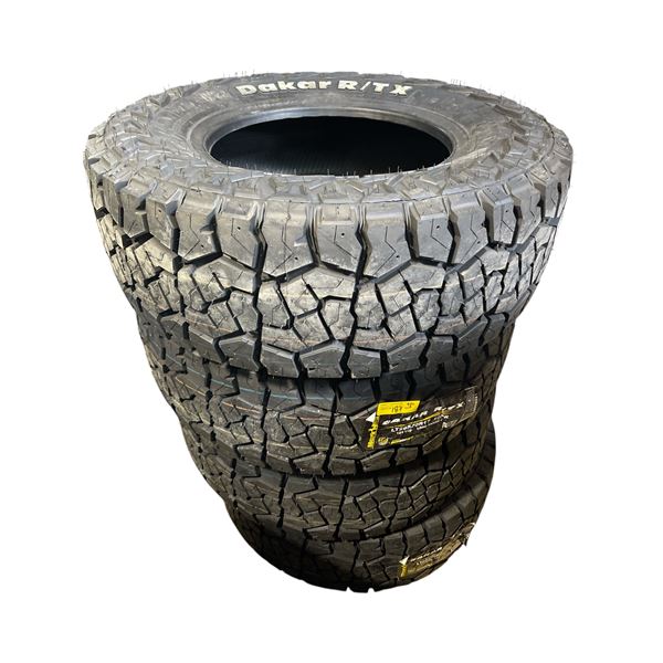 Set of 4 New Mark Ma Dakar R/T X Tires - RV: $2000 CAD, LT285/70R17, 10PR, 121/118S, Load Range E
