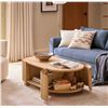 Image 2 : New Open Box - Article Fortra Coffee Table - White Oak - RV: $999 CAD (ART0237)