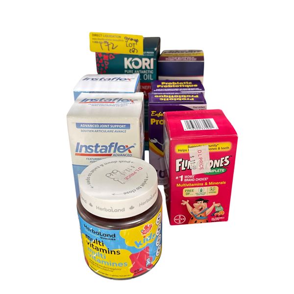 8-Pcs Vitamins, Joint Support and Supplements for Adults and Kids