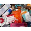 Image 3 : Bin of New Health and Medical Supplies, Beverages - Various Brands and Types (Bin not included)