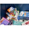 Image 5 : Bin of New Health and Medical Supplies, Beverages - Various Brands and Types (Bin not included)