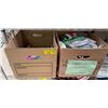 Image 1 : 2 Boxes of Washing Machine Parts and Dishwasher Parts, Elbow Hoses & Drain Connectors, and More
