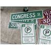Image 2 : Group of 12+ Dec Set Road, Shop, Post Office Signs - Largest Size 45x22"