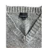 Image 3 : Authentic Calvin Klein Jeans Gray V-Neck Sweater (Size L)