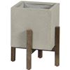 Image 1 : BNIB LH - Veranda Standing Pot (Square - Natural) - RV: $149.99 CAD (PAT001)