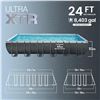 Image 2 : New - Intex Rectangular Ultra XTR Frame Above Ground Pool - RV: $1349.99 CAD (26363EH) - 24' x 12' x