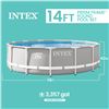 Image 2 : BNIB - Intex Prism Frame Above Ground Pool Set - RV: $399.99 CAD (26719EH) - 14' x 42"