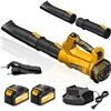 Image 2 : New - AKOBR Cordless Leaf Blower - RV: $129.99 CAD