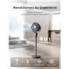 Image 2 : New - PELONIS Standing Fan - RV: $99.99 CAD - 135-degree + 90-degree Auto Oscillation (PSFAS07R2ALGC
