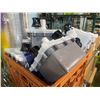 Image 2 : New Storage Bin, 18-Pcs Platsic Buckets, Group of Neobot X1 Robotic Pool Cleaner Filters