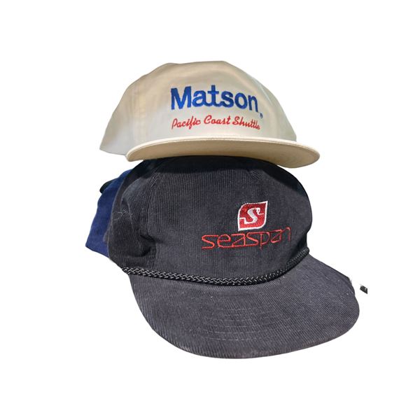 7-Pcs Vintage-Style Caps - Matso,  Seaspan, and More