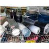 Image 3 : Full Shelf of Kitchenware -  Thermos Food Jar, Cork Tiles, Blender, Serving Dishes, and More
