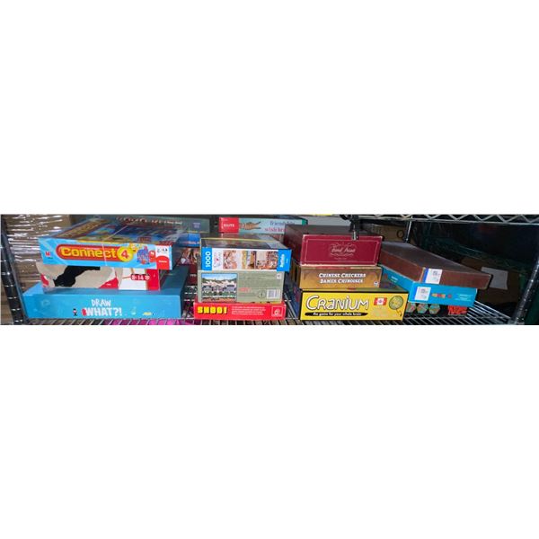 20 Boxes Board Games and Puzzles - Connect 4, Cranium, Chinese Checkers, Buffalo, and More