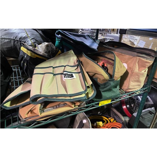 6 Canvas Bags, including New Tool Bags and Hand Tools