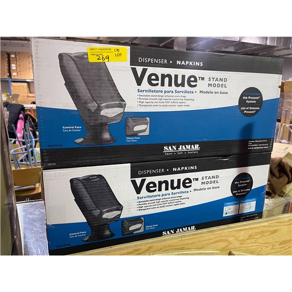 2-Pcs New in Box - Venue Stand Napkin Dispenser
