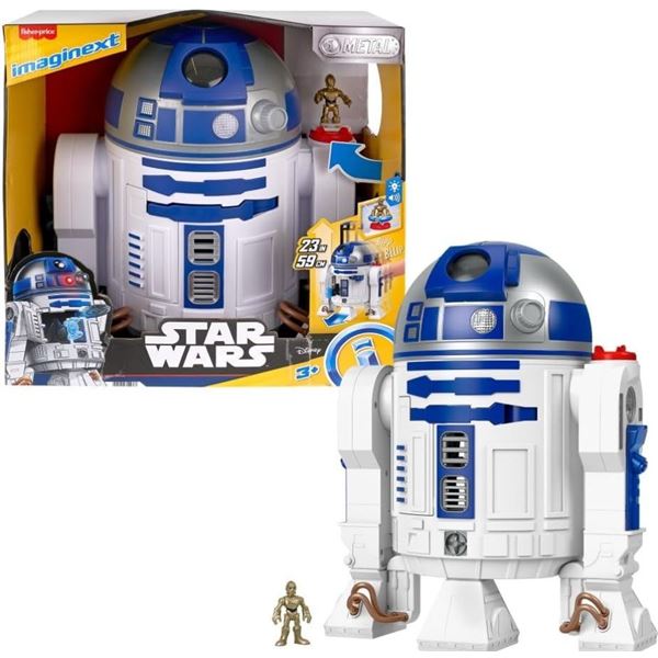 NEW - FISHERPRRICE Imaginext Star Wars Toy R2-D2 (17.5 in Tall) - R.V. $89.99