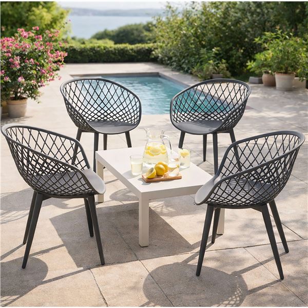 New open Box - Patio Dining Chairs 4-pack - RV: $399.99 CAD (PF11219)