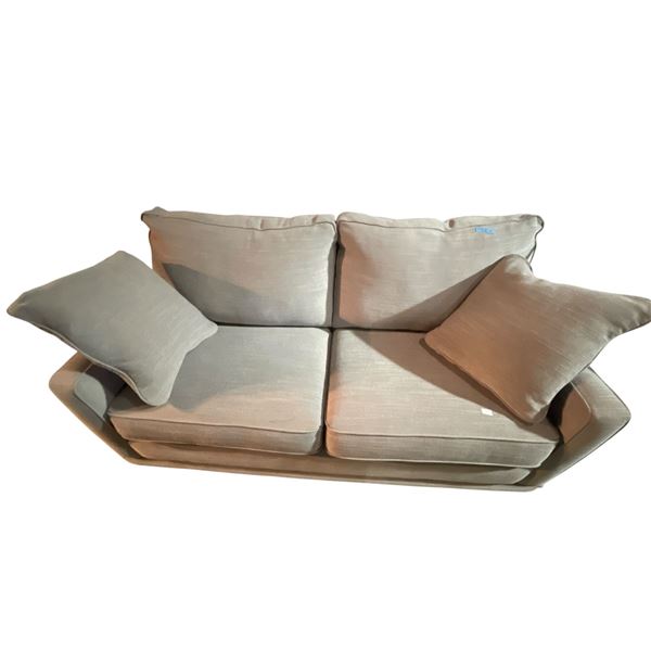 Light Gray Fabric Sofa, H36" x W68" x D36"