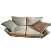 Image 1 : Light Gray Fabric Sofa, H36" x W68" x D36"