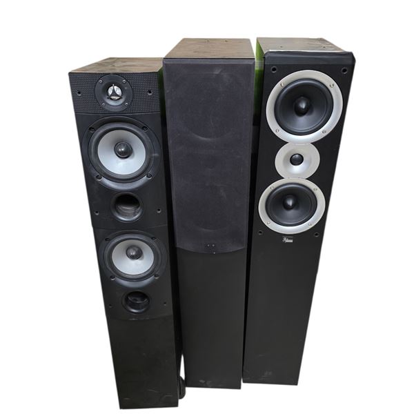 Group of 3 - Pair of Reference R82T Speakers and PSB Speaker