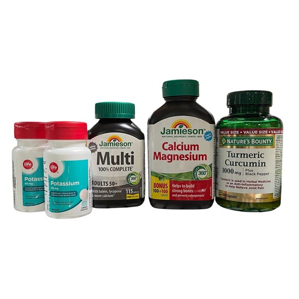 5 New Mixed Supplements - Jamieson, Natureâ€™s Bounty, etc (Exp 09/2026 - 2029)