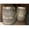 Image 3 : 5 Home Decor - Rattan Wrapped Lamp Base and 3 Various Style Planters