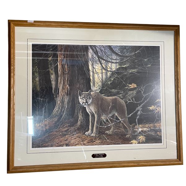 Framed Lissa Calvert "Chance Encouter" Limited Edition Print, 1426/2950, H33" x W39"