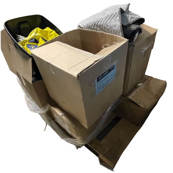 Pallet with Assorted Movie Set Decor Items