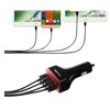 Image 2 : Amazon Basics 4-Port USB Car Charger (40-Pcs Box) 9.6A/48W, Black/Red, Apple & Android Compatible