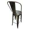 Image 3 : 8-Pcs Gunmetal Bar Stool